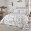 Dreams & Drapes Wild Stems Botanical Print Quilted Bedspread