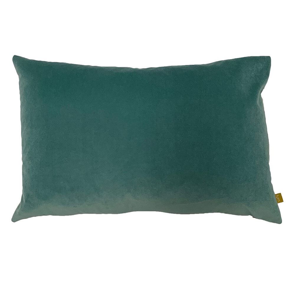 Furn Contra Geometric Texture Velvet Cushion Cover
