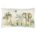 Evans Lichfield Kenya Scene Wildlife Print Cushion Cover, Multi, 30 x 50 Cm