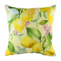 Evans Lichfield Fruit Lemons Watercolour Print Cushion Cover, Multi, 43 x 43 Cm
