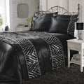 Night Zone Shimmer Sequin Embellished Duvet Cover Set