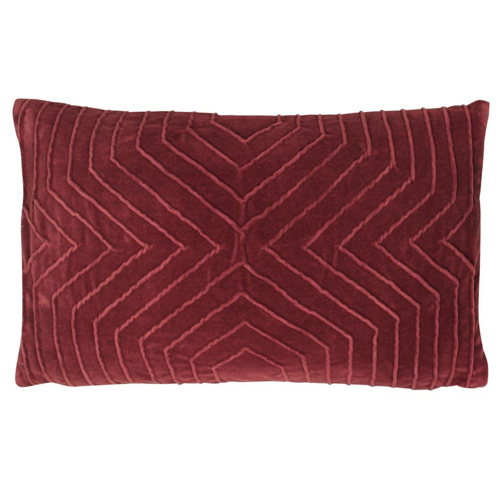 Furn Mahal Geometric Pleat 100% Cotton Cushion Cover