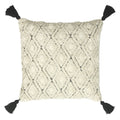 Furn Berbera Tufted 100% Cotton Tasselled Cushion Cover