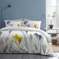 Appletree Style Pollensa Floral Watercolour Print 100% Cotton Duvet Cover Set