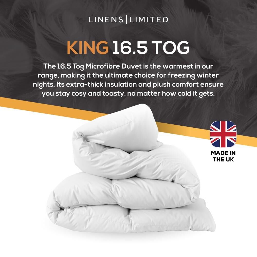Linens Limited Luxurious Feels Like Down Microfibre Duvet