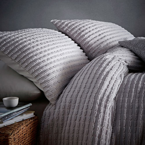 Appletree Loft Torbury Tufted Stripes Duvet Cover Set