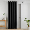 Catherine Lansfield Wilson Plain Thermal Blackout Eyelet Lined Door Curtain