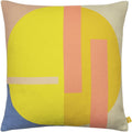 Furn Halo Print Recycled Polyester Cushion Cover, Multi, 43 x 43 Cm