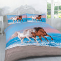 Night Zone Wild Horse 3D Photographic Print Duvet Cover Set