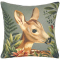 Evans Lichfield Forest Fawn Profile Cushion Cover, Grey, 43 x 43 Cm