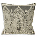 Paoletti Paisley Embellished Cushion Cover, 50 x 50 Cm