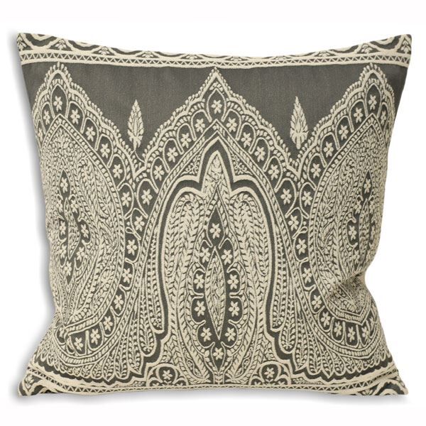 Paoletti Paisley Embellished Cushion Cover, 50 x 50 Cm