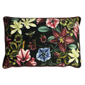 Evans Lichfield Midnight Garden Aquilegia Piped Edge Cushion Cover