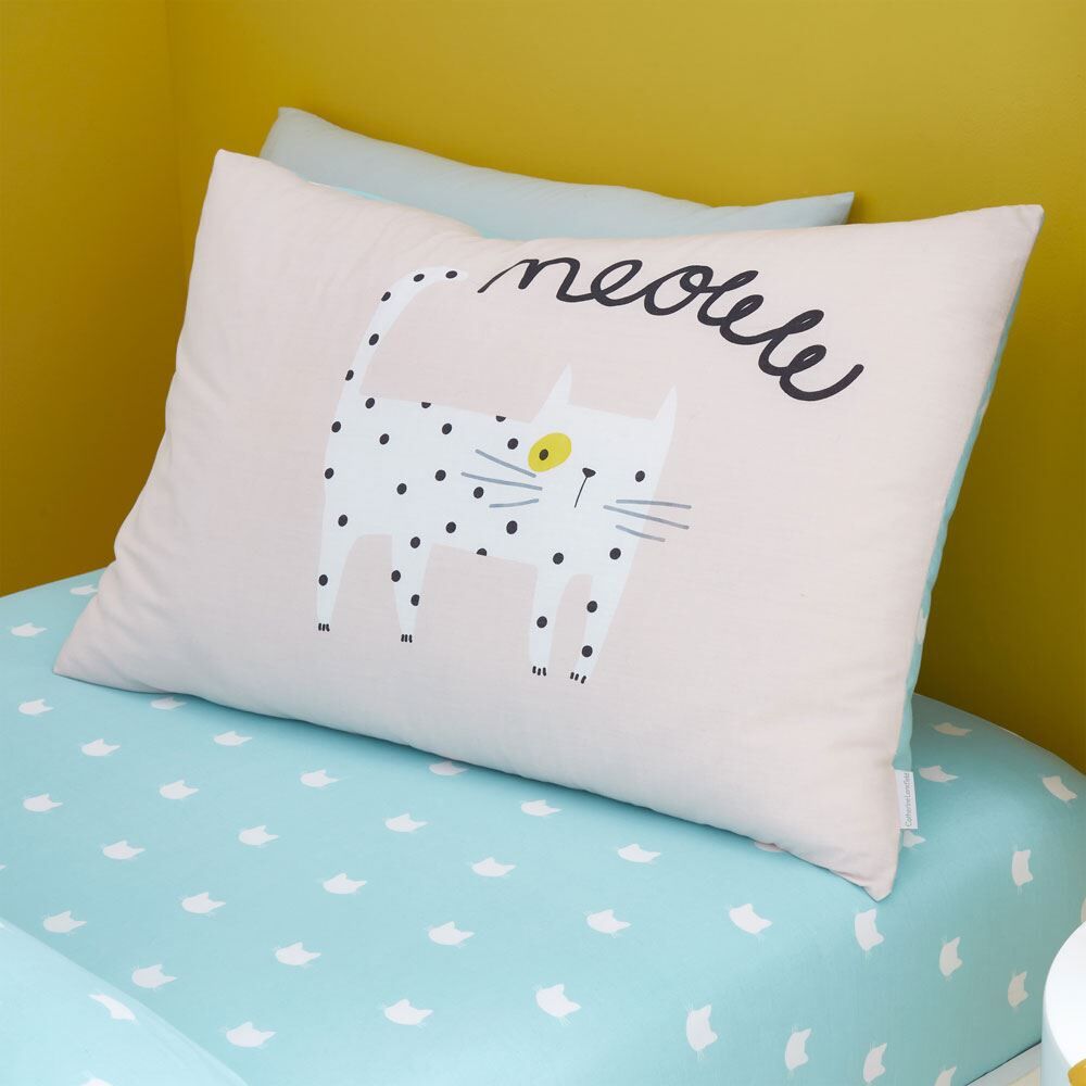 Catherine Lansfield Kids Cute Cats Reversible Easy Care Duvet Cover Set