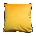 Scatter Box Velour Duo Filled Cushion, Yellow/Charcoal