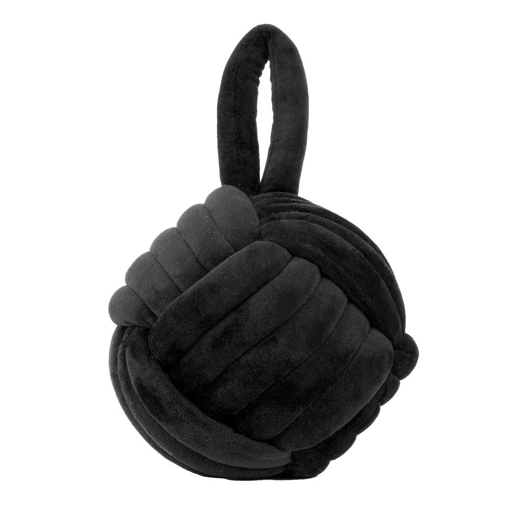 Furn Knot Plush Velvet  Heavy Weight Door Stop