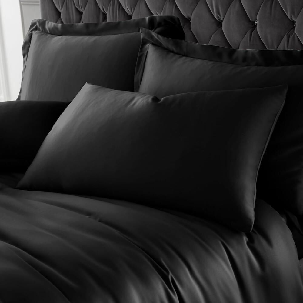 Catherine Lansfield Silky Soft Satin Standard Pillow Cases