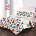 Night Zone Penelope Floral Reversible Duvet Cover Set, Multi