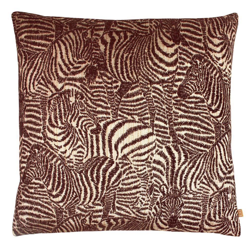 Kai Hector Multi Zebra's Print Woven Cushion Cover