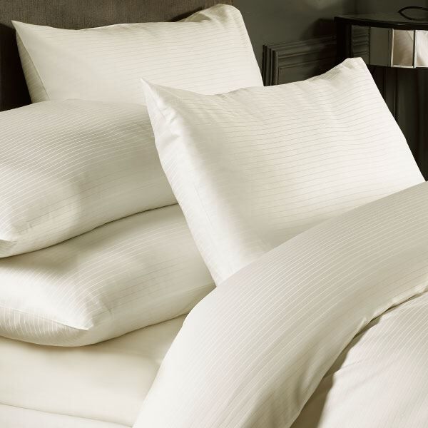 Vivente Home Grosvenor Satin Stripe Cotton Rich 1000 Thread Count Oxford Pillow Case