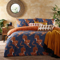 Furn Tibetan Tiger Print Reversible Duvet Cover Set