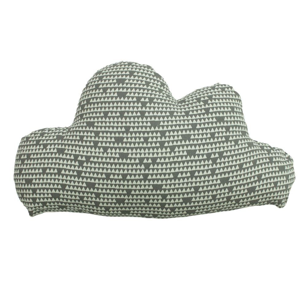 Little Furn Cloud Print 100% Cotton Shaped Filled Cushion