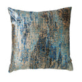 Scatter Box Comino Cut Velvet Feather Filled Cushion, Blue