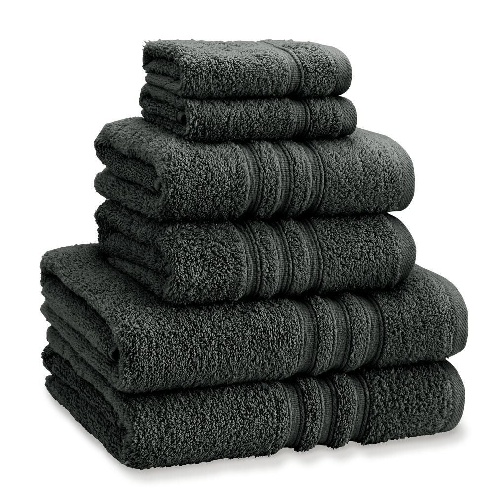 Catherine Lansfield Zero Twist 100% Micro Yarn Cotton 6 Piece Towel Bale