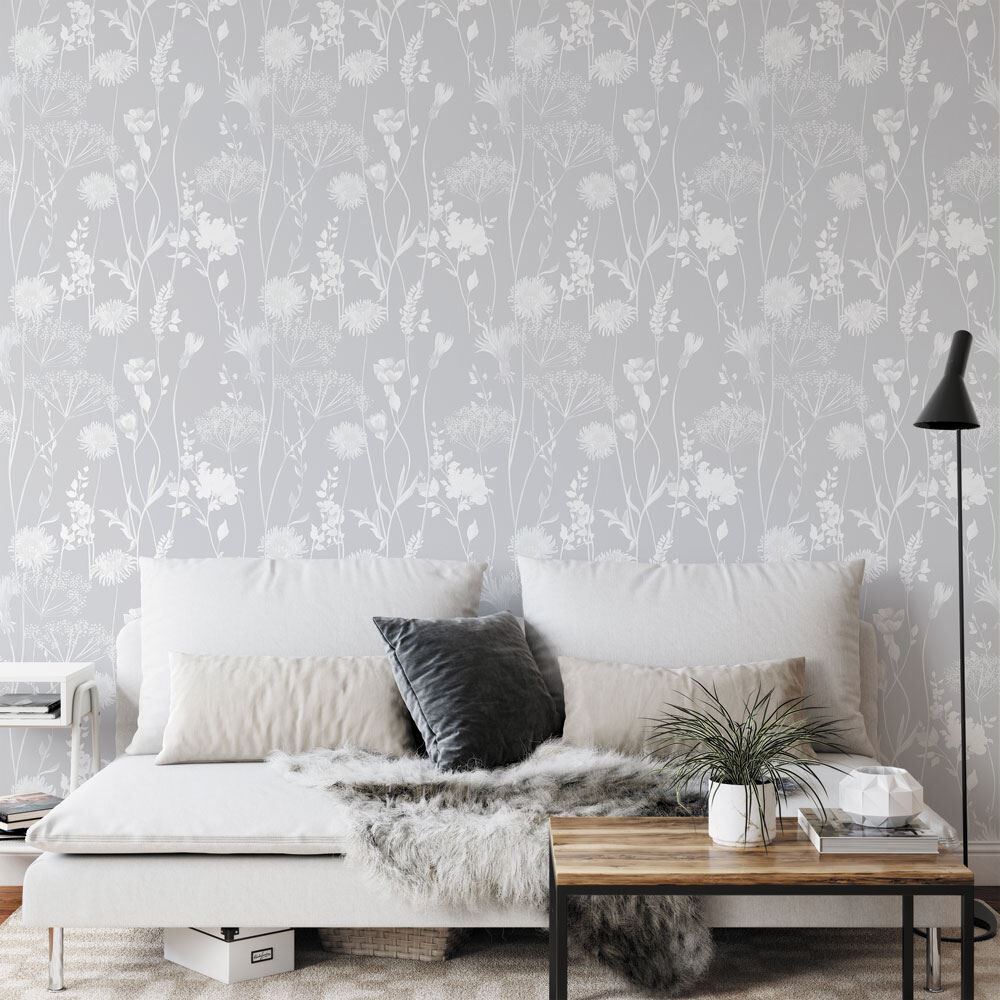 Catherine Lansfield Meadowsweet Floral Hand Painted Wallpaper