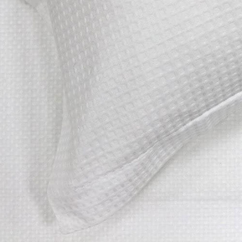 The Linen Yard Waffle 100% Cotton Duvet Cover Set