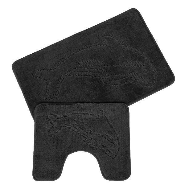 Night Zone Dolphin Nonslip Bath Mat & Pedestal Mat Set
