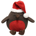 Riva Paoletti Christmas Robin Herringbone Heavy Weight Door Stop, Multi