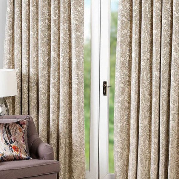 Scatter Box Marine Woven Jacquard Lined Eyelet Curtains