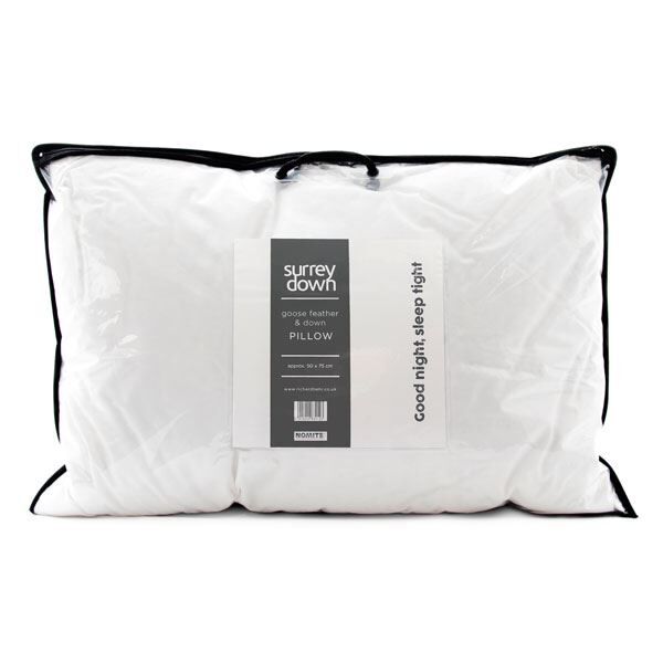 Surrey Down Home White Goose Feather And Down Pillows