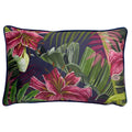 Paoletti Kala Lilly Piped Edge Cushion Cover, Multi, 30 x 50 Cm