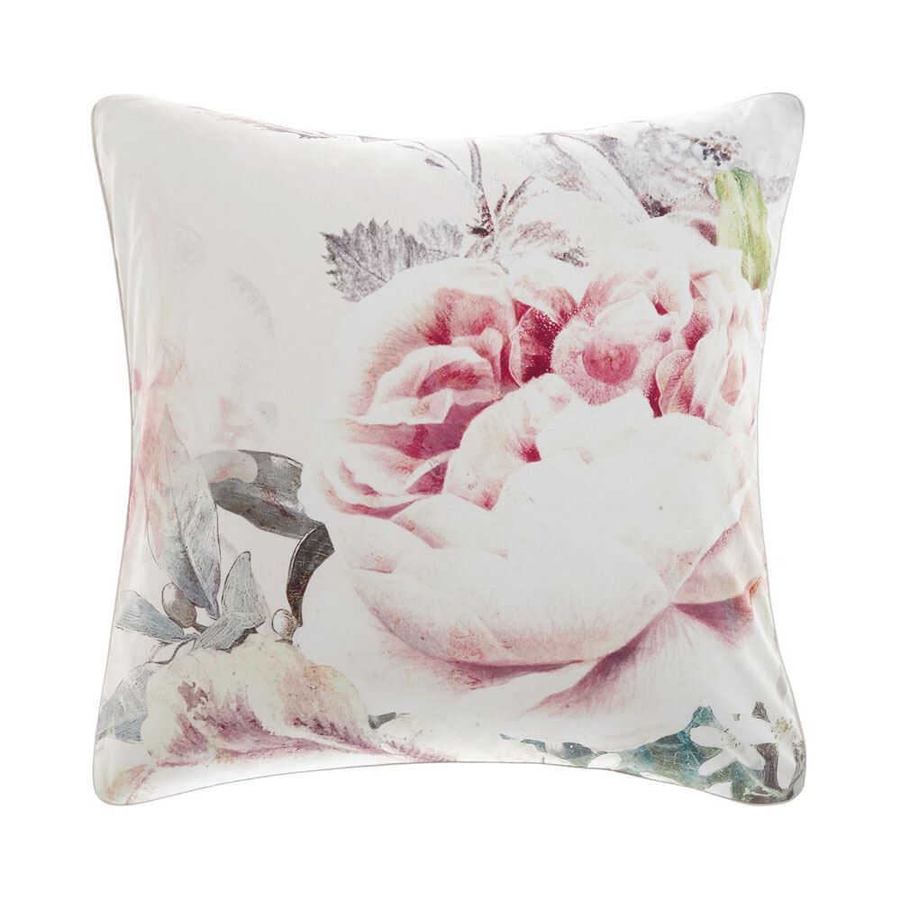 Linen House Sansa Floral Print 100% Cotton Continental Pillow Case, Multi