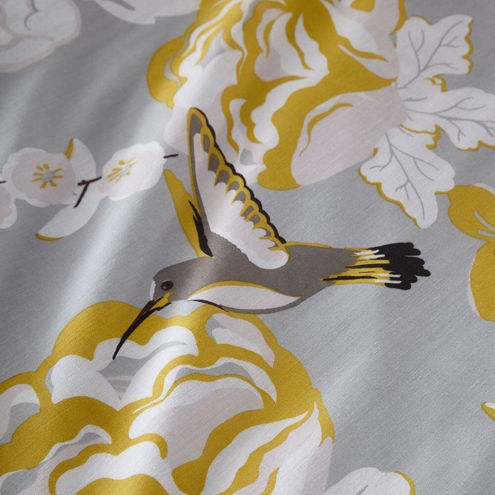 Portfolio Home Florida Botanical Print Reversible Duvet Cover Set, Grey, Double