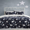 Fusion Christmas Starry Night Cosy Fleece Duvet Cover Set