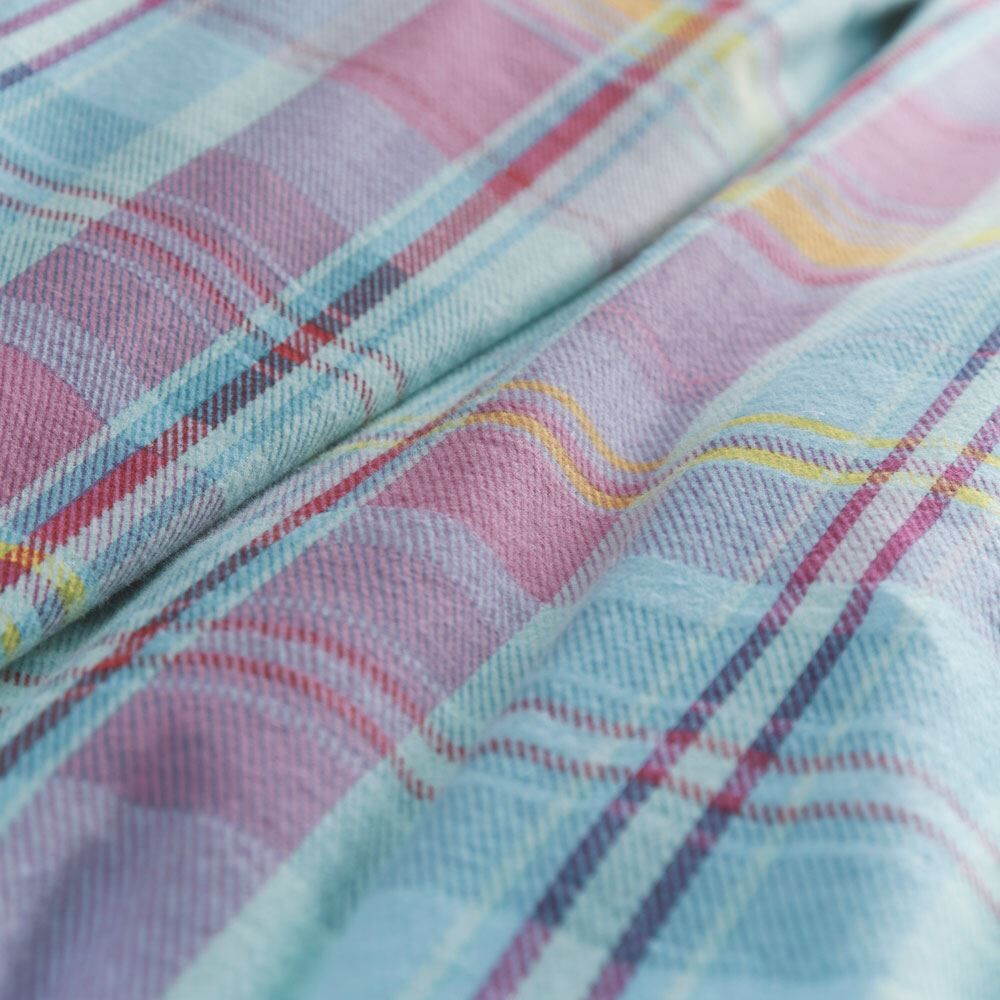 Appletree Hygge Applecross Check 100% Brushed Cotton Duvet Cover Set