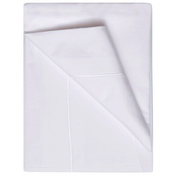 Belledorm Superior 1000 Thread Count 100% Egyptian Cotton Sateen Flat Sheet, White, Emperor