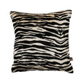 Scatter Box Zizi Velvet Feather Filled Cushion, Black/Gold, 43 x 43 Cm