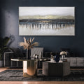 Scatter Box Sacrifice Abstract Framed Hand Painted Print Canvas Wall Art