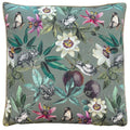 Wylder Tropics Wild Passion Creatures Velvet Piped Edge Cushion Cover