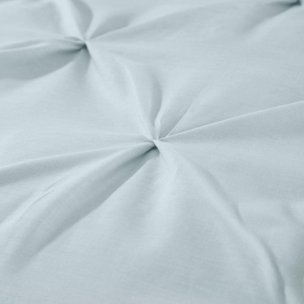 Serene Lara Ruched Easy Care Duvet Cover Set