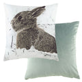 Evans Lichfield Hare Photo Print Cushion Cover, Multi, 43 x 43 Cm