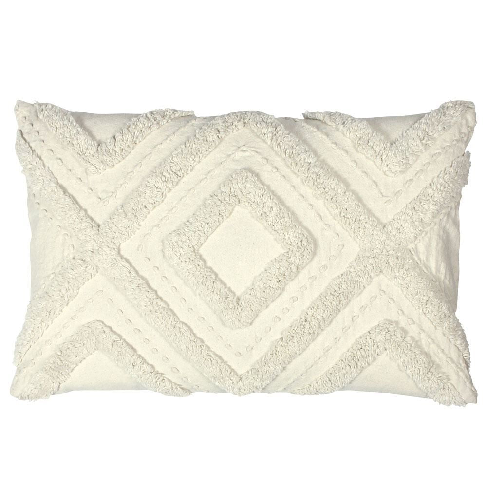 Furn Orson Geometric Tufted 100% Cotton Cushion Cover