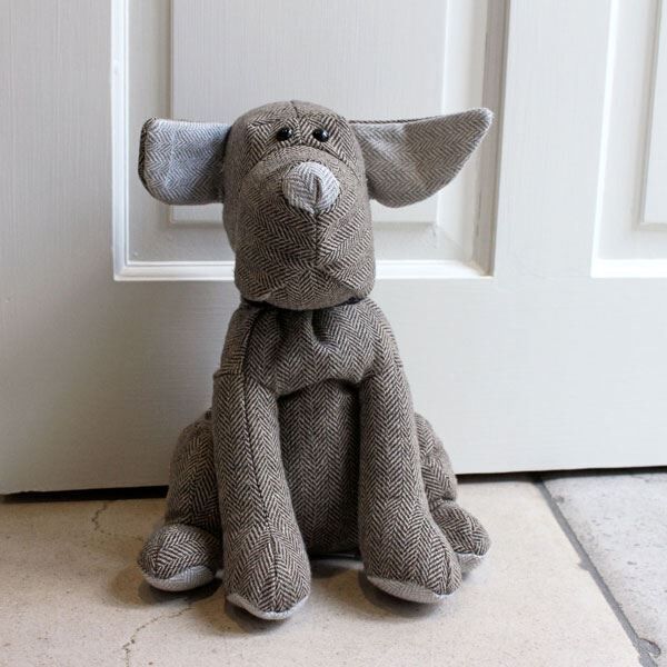 Paoletti Dog Herringbone Heavy Weight Door Stop