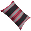 Scatter Box Raya Stripe Feather Filled Cushion, Pink, 40 x 60 Cm