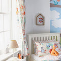Riva Paoletti Kids Woodland Pencil Pleat Curtains, Multi, 66 x 72 Inch