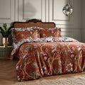 Paoletti Botanist 100% Cotton Sateen 200 Thread Count Duvet Cover Set